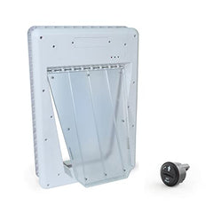 Programmable Electronic Pet Door with Smart Collar Access for Large Pets