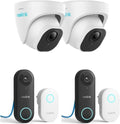 8MP PoE Security Camera System with Smart Pet Detection