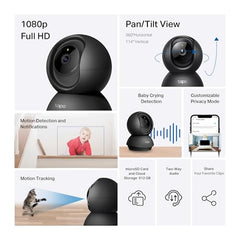 TP-Link Tapo Pan/Tilt Security Camera for Baby Monitor