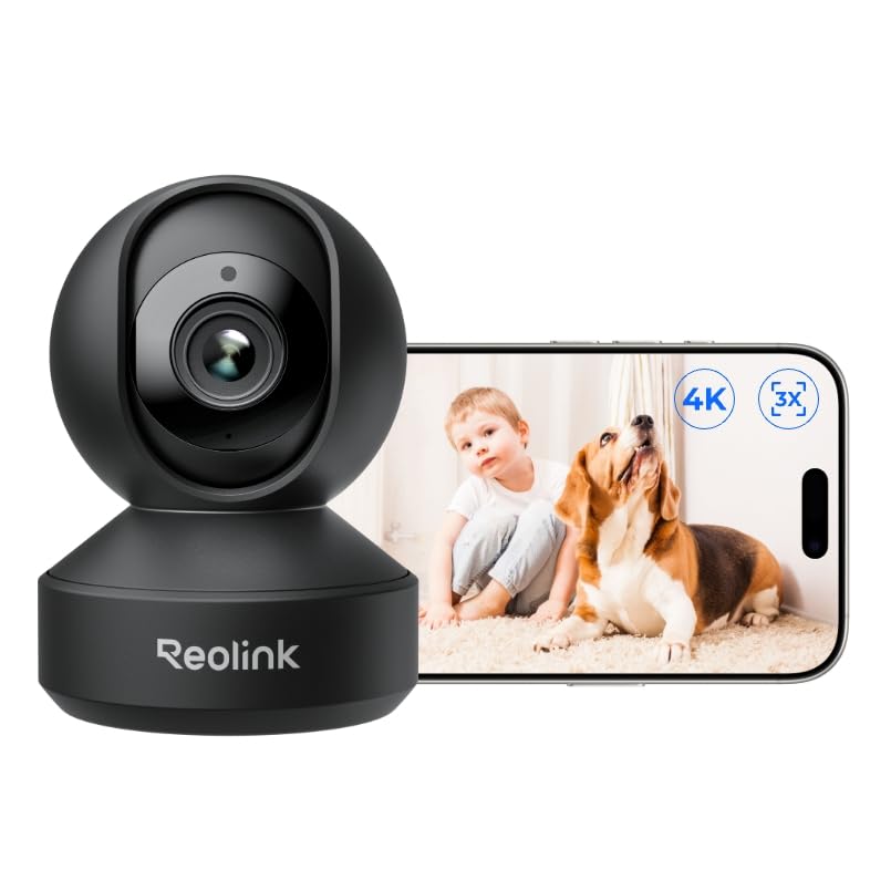 5MP Indoor Pet Camera with 3X Zoom & Auto Tracking