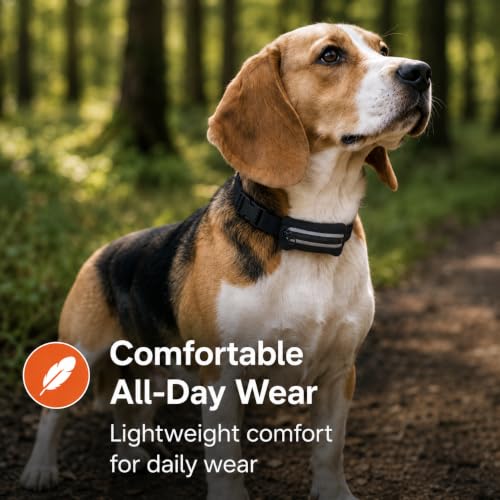 Smart Dog Health & Activity Monitoring Collar with App Controls