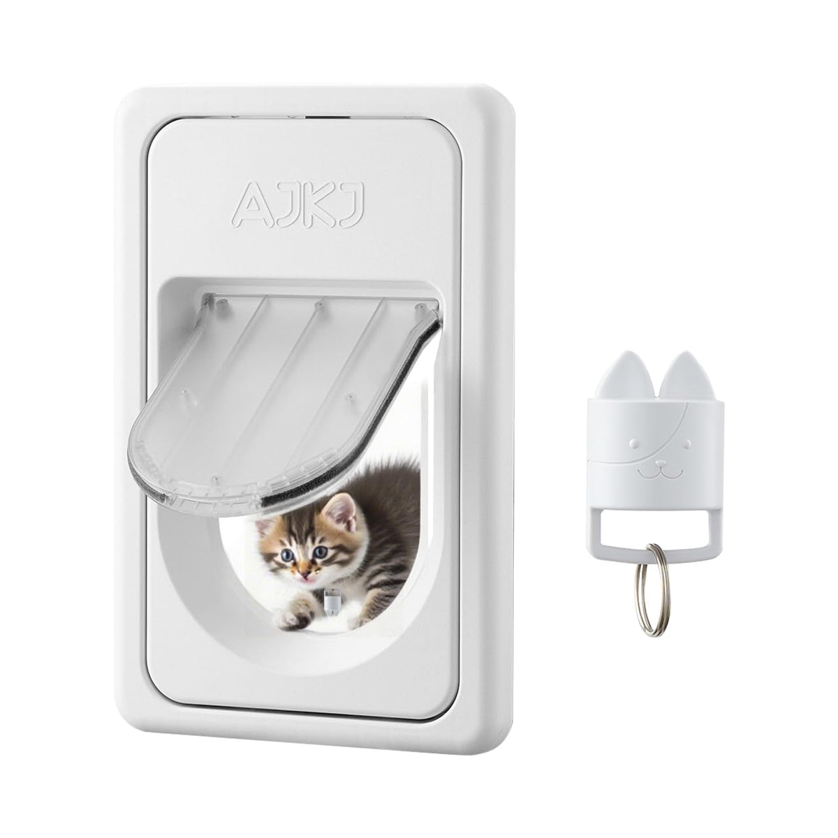 Smart Electronic Pet Door with 3 Modes for Small & Medium Pets