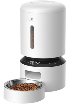 5L Automatic Pet Feeder with Dual Stainless Steel Bowls