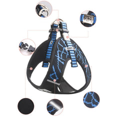 Reflective Adjustable No-Pull Dog Vest Harness for Medium Dogs