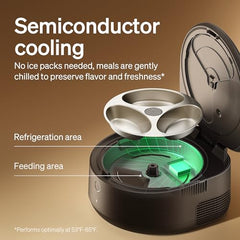 Automatic Wet Food Pet Feeder with Stainless Steel Bowl