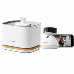 Cordless Smart Pet Water Fountain with App Monitoring & 3L Capacity
