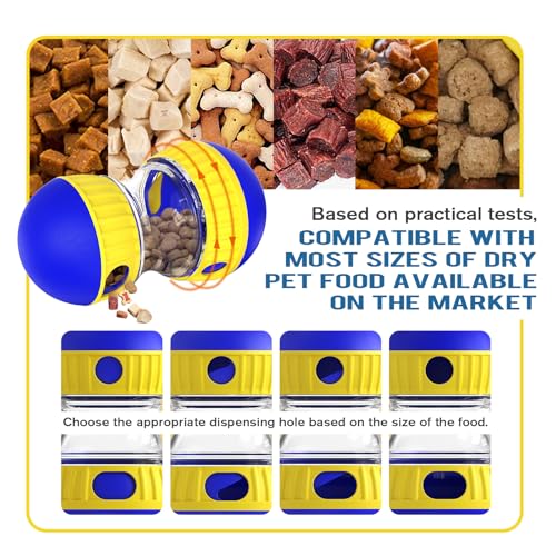 Interactive Dog Treat Dispenser Ball Toy for Mental Stimulation