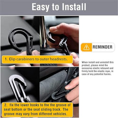 Dog Car Net Barrier with Storage Pouch for Cars & SUVs