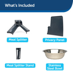 Smart WiFi Pet Feeder with App Control & Stainless Steel Bowl