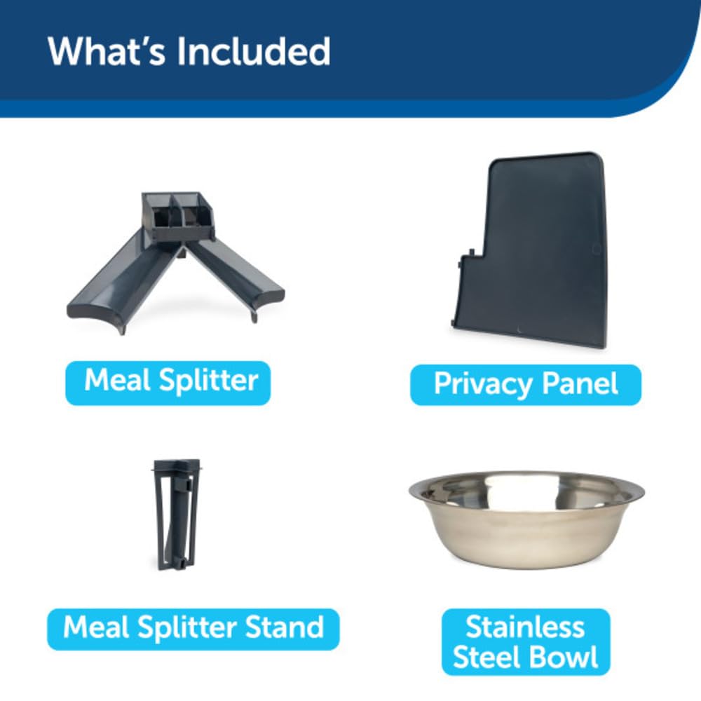 Smart WiFi Pet Feeder with App Control & Stainless Steel Bowl