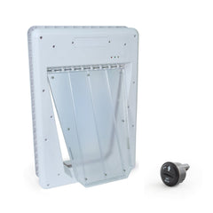 Programmable Electronic Pet Door with Smart Collar Access for Large Pets