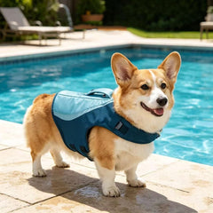 Dog Life Jacket with Grab Handle for Swimming & Water Safety