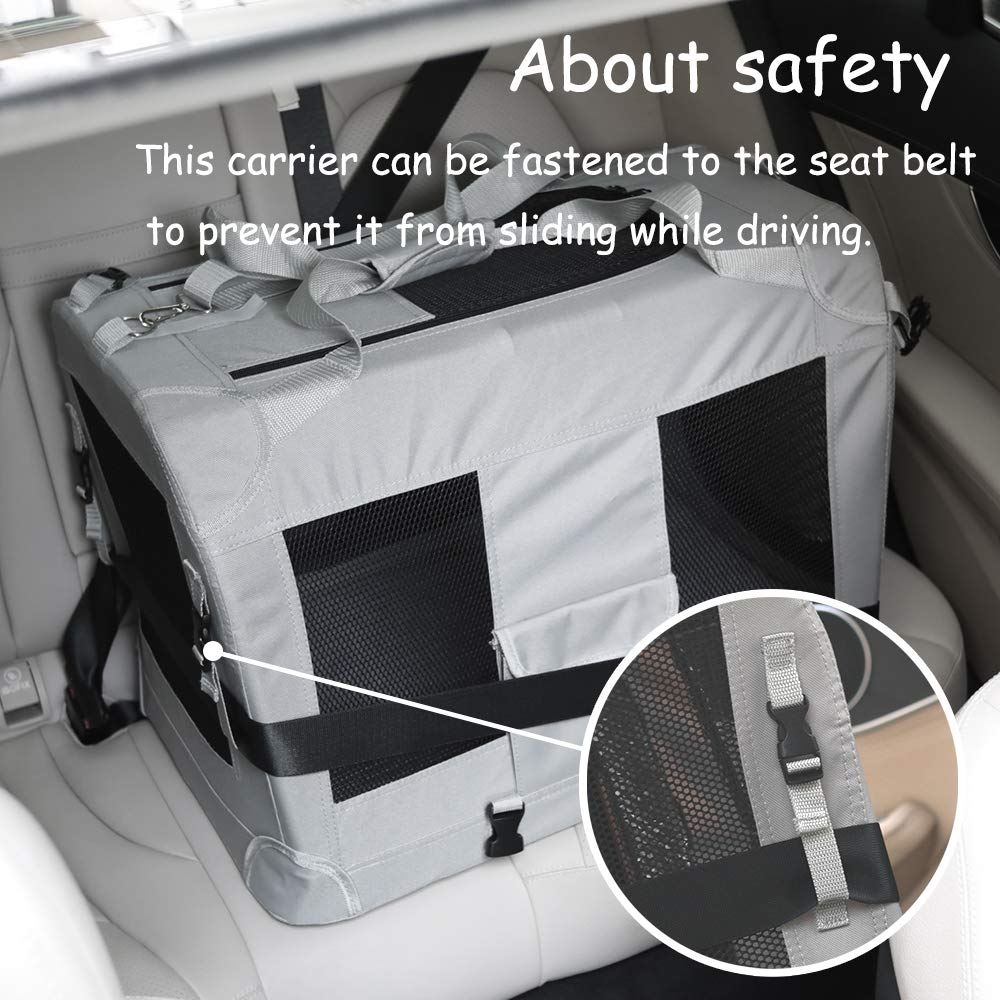 Extra Large Soft-Sided Pet Carrier, Foldable & Ventilated for Travel