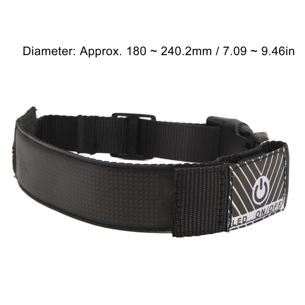 Rechargeable LED Dog Collar with App Control & High Visibility
