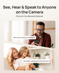 4K Indoor Pet Security Camera with HD Video Monitoring