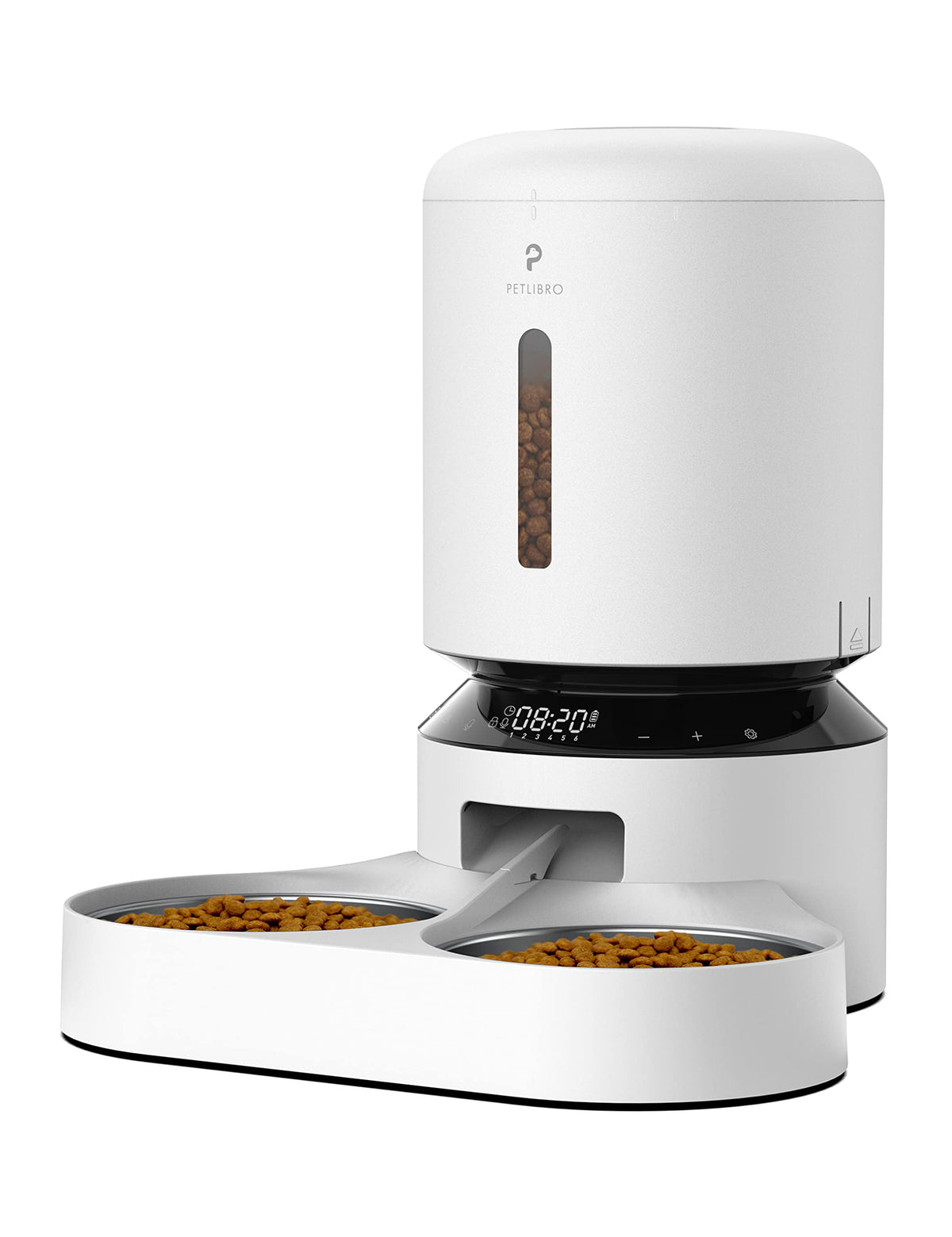 5L Automatic Pet Feeder with Dual Stainless Steel Bowls