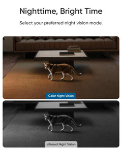 4K Indoor Pet Camera with 360° Pan-Tilt & Auto Tracking
