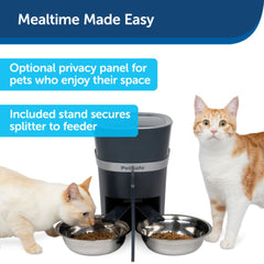 Smart WiFi Pet Feeder with App Control & Stainless Steel Bowl