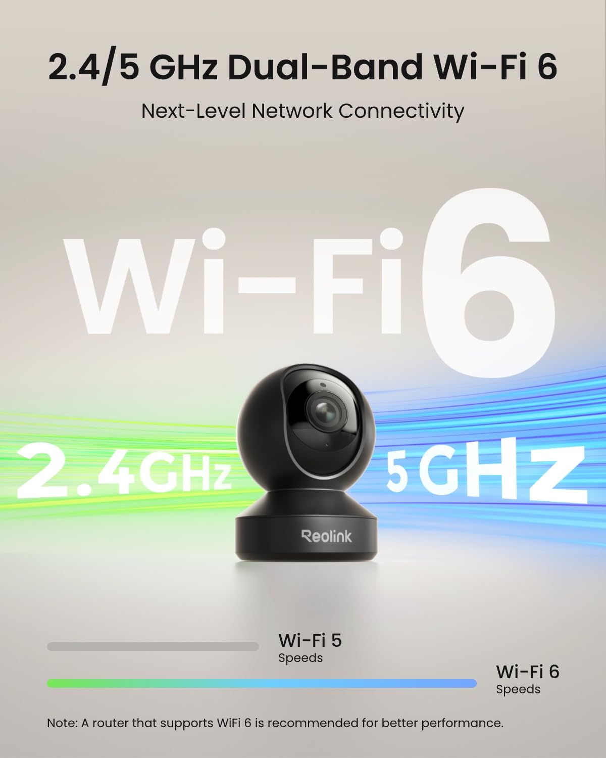 5MP Indoor Pet Camera with 3X Zoom & Auto Tracking