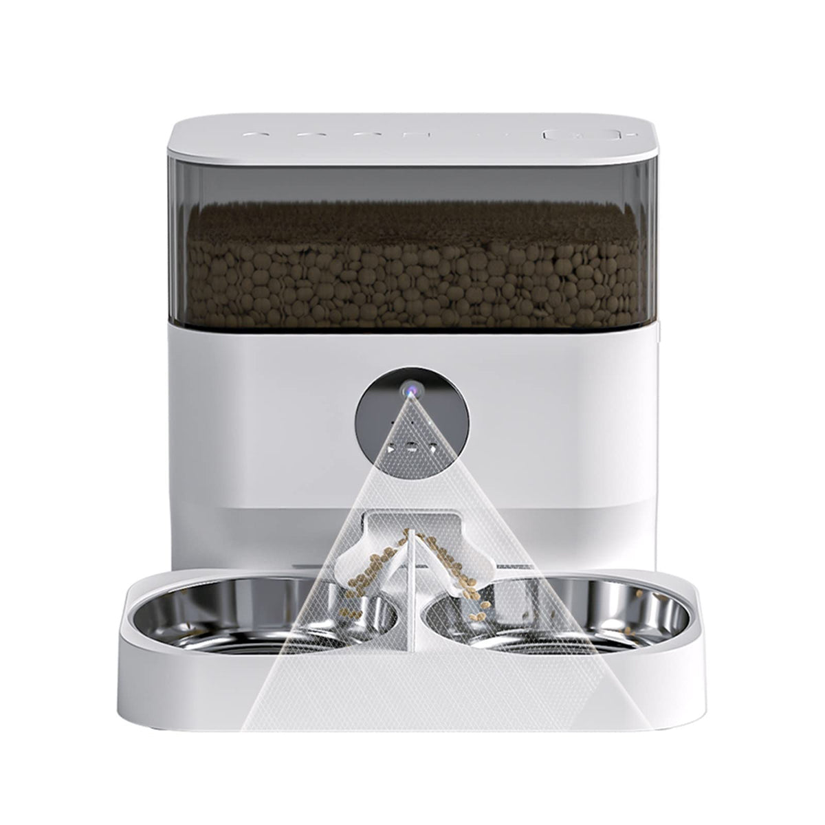 5L Automatic Smart Pet Feeder with Dual Bowls & Timed Feeding