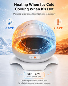 Smart Heated & Cooling Cat House for Small to Medium Cats