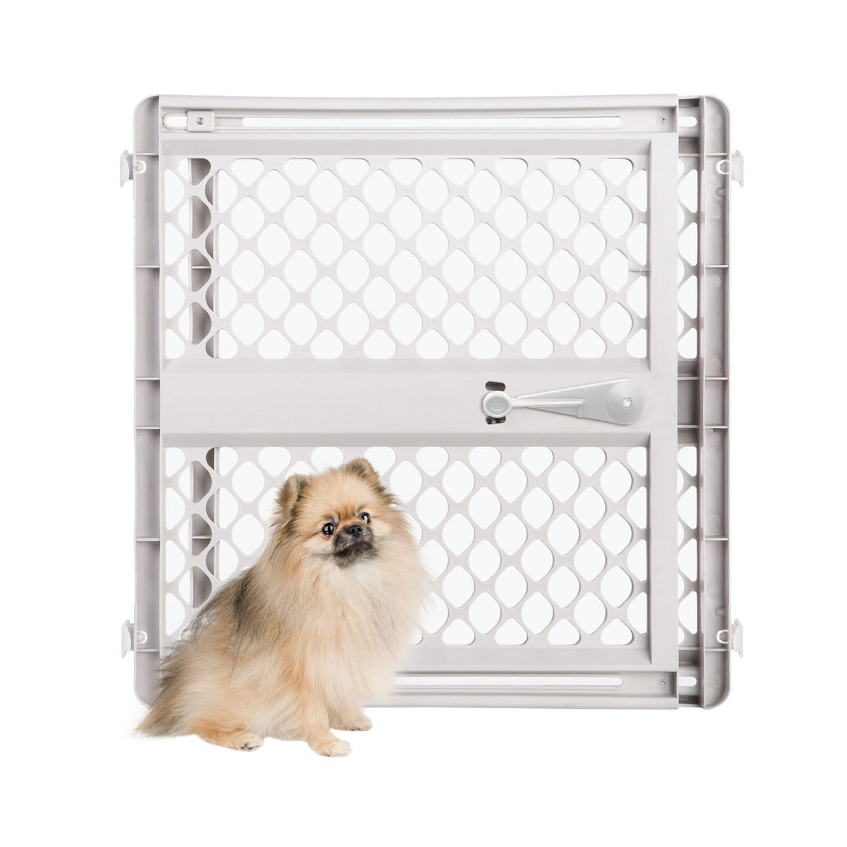 Adjustable Pressure-Mounted Pet Safety Gate for Doorways & Stairs