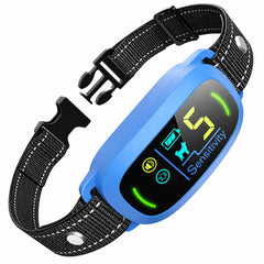 Rechargeable Smart Dog Bark Collar with Adjustable Sensitivity & Vibration