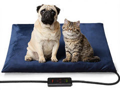 Pet Heating Pad with 6 Temperature Levels & Timer for Dogs & Cats