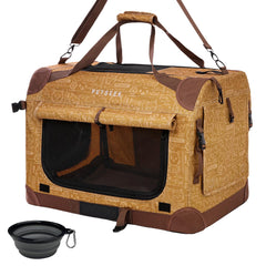 Extra Large Soft-Sided Pet Carrier, Foldable & Ventilated for Travel