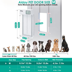 Automatic Smart Dog Door with Secure Pet Access Control
