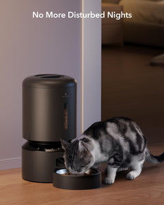 5L Automatic Pet Feeder with Dual Stainless Steel Bowls