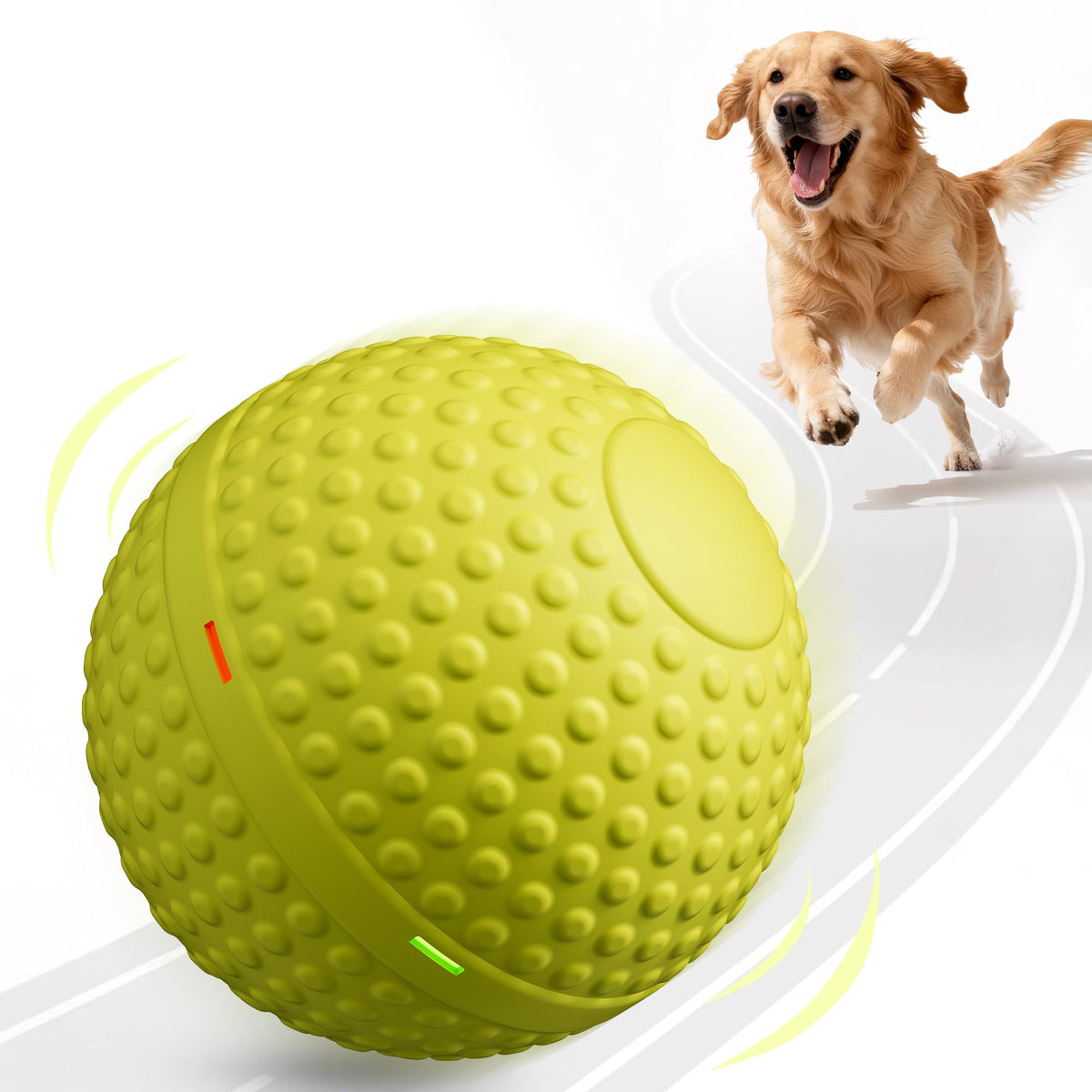 Interactive Automatic Dog Ball Toy, IPX7 Waterproof & Rechargeable