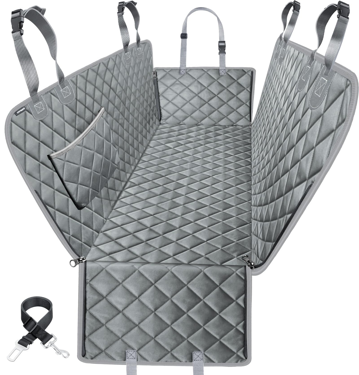 Waterproof Heavy-Duty Dog Car Seat Cover & Hammock for SUVs