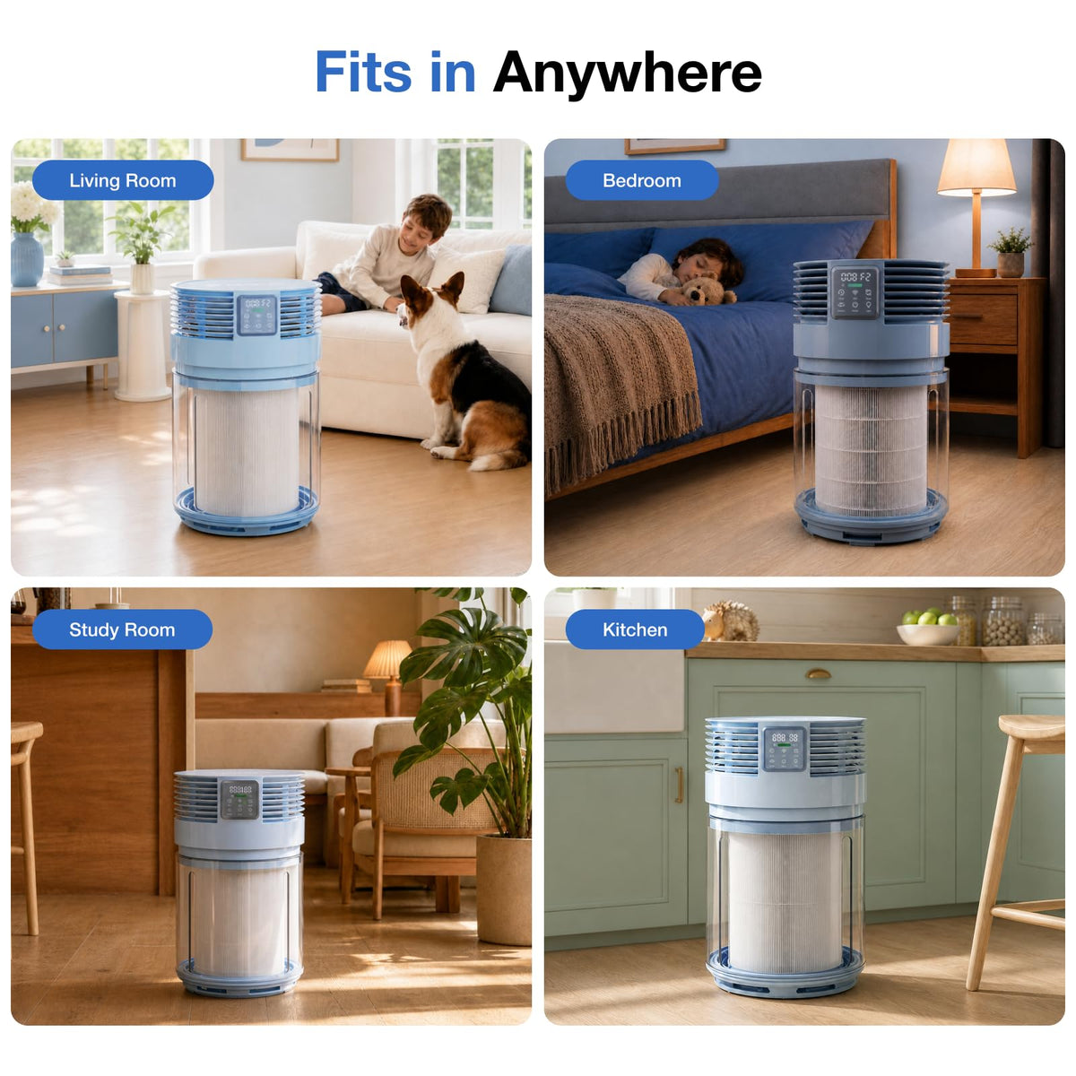 Smart Pet Water Fountain & Air Purifier Bundle with App Control