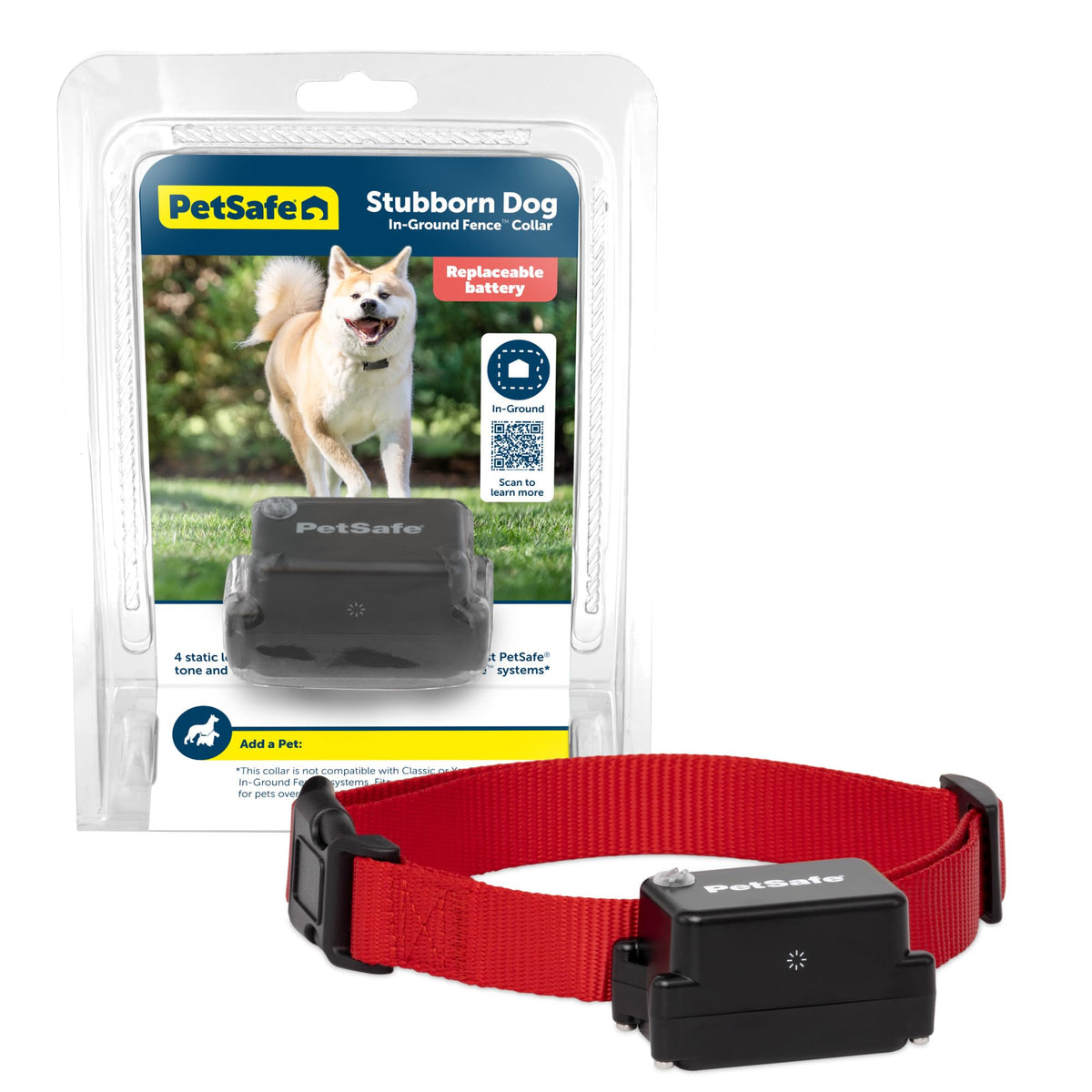 PetSafe Adjustable Training Collar for Dogs with Secure Fit