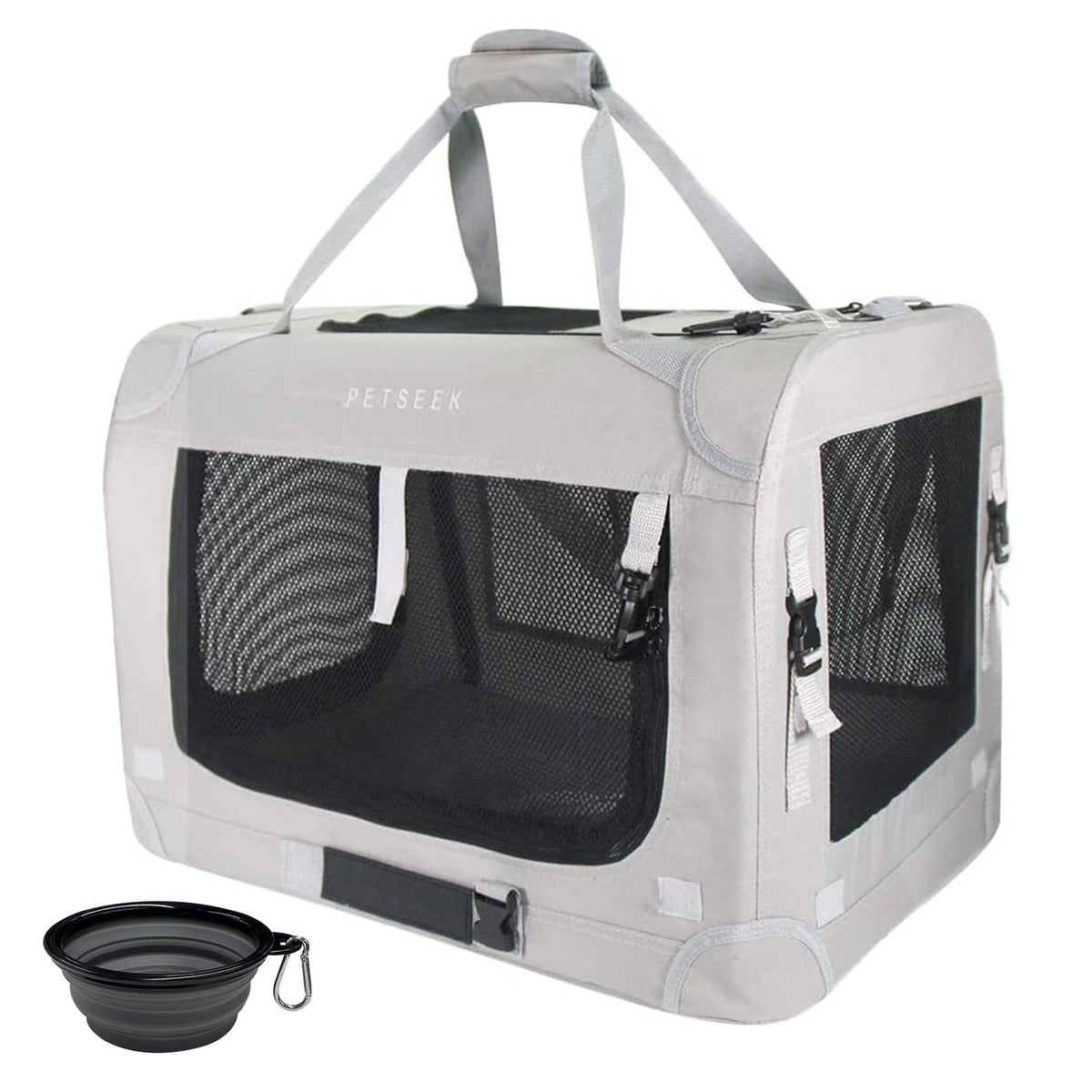 Extra Large Soft-Sided Pet Carrier, Foldable & Ventilated for Travel