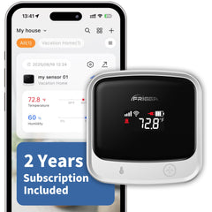 4G Cellular Pet Temperature & Humidity Monitor for Home Safety