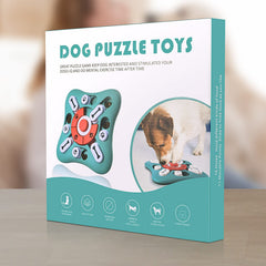 Interactive Dog Puzzle Toy with Treat Dispenser for Mental Stimulation
