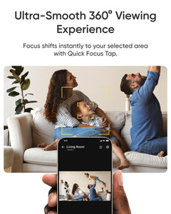 4K Indoor Pet Camera with 360° Pan-Tilt & Auto Tracking