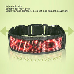 Rechargeable LED Dog Collar with App Control & High Visibility