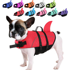 Ripstop Shark Dog Life Jacket for Small & Medium Dogs