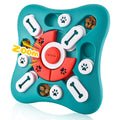 Interactive Dog Puzzle Toy with Treat Dispenser for Mental Stimulation