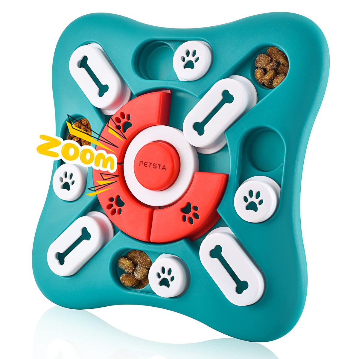 Interactive Dog Puzzle Toy with Treat Dispenser for Mental Stimulation
