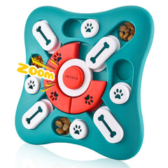 Interactive Dog Puzzle Toy with Treat Dispenser for Mental Stimulation