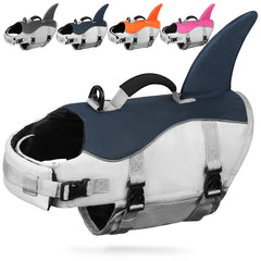 Shark Dog Life Jacket & Swim Vest for Water Safety