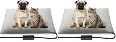 Pet Heating Pad with 6 Temperature Levels & Timer for Dogs & Cats