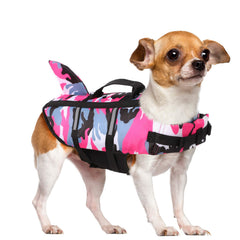 Ripstop Shark Dog Life Jacket for Small & Medium Dogs