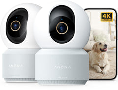 4K Indoor Pet Security Camera with HD Video Monitoring