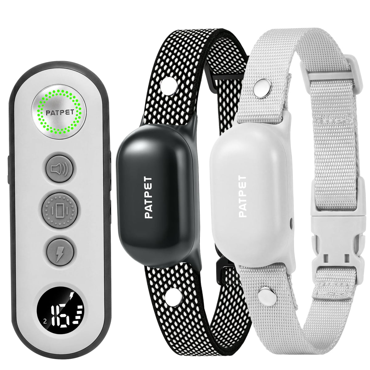 PATPET 4000ft Waterproof Training Collar for Two Dogs