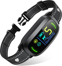 Rechargeable Smart Dog Bark Collar with Adjustable Sensitivity & Vibration